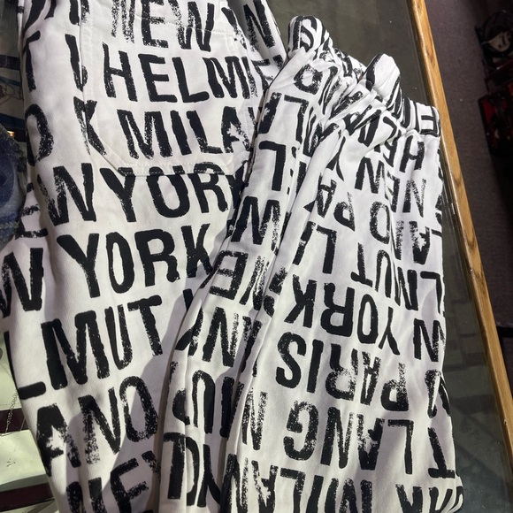 Helmut Lang HLM 59436 Mens White All Over Jogger Sweatpants Size M - Picture 13 of 14